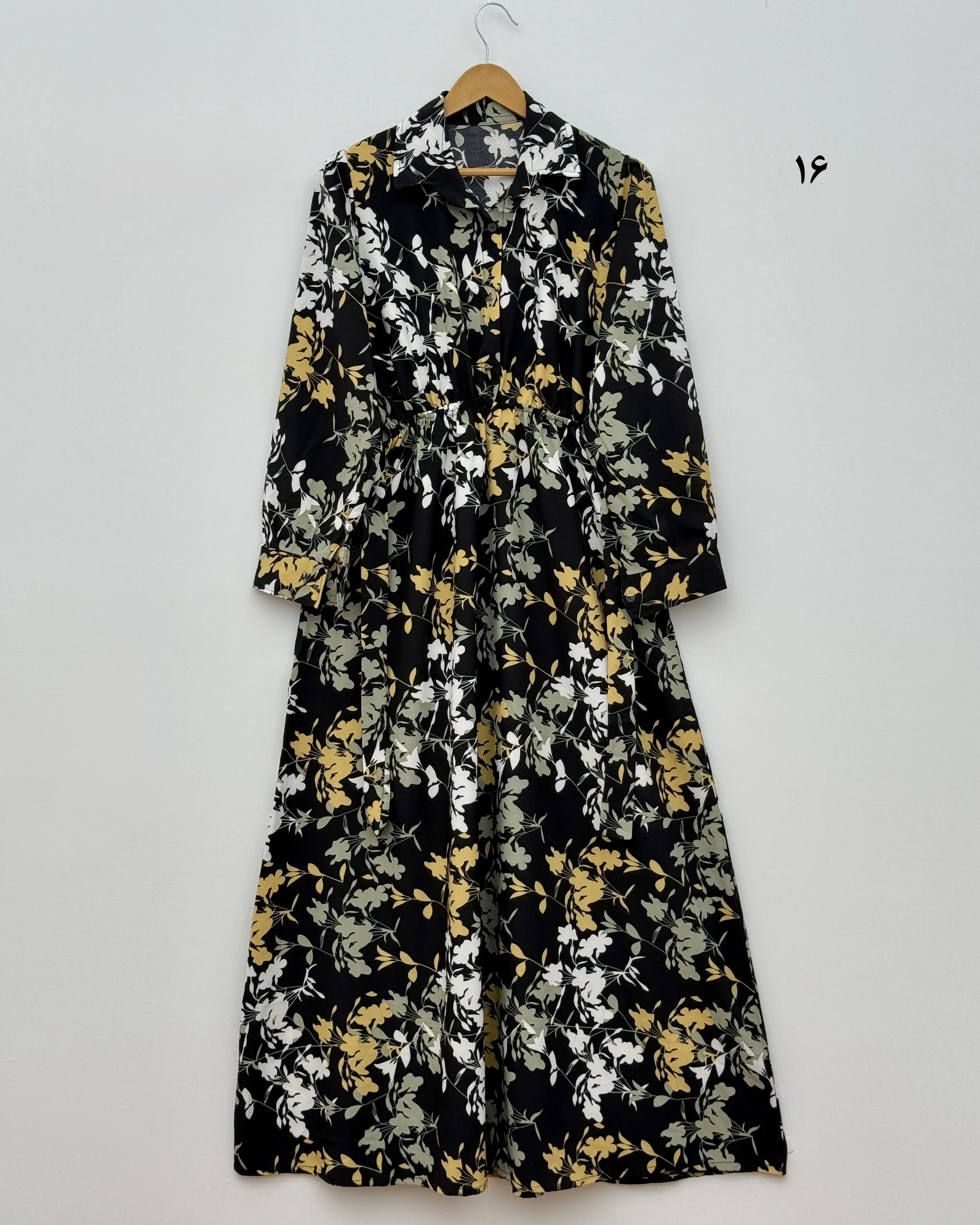 پیراهن ساحلی کرپ گلدار مدل بهار